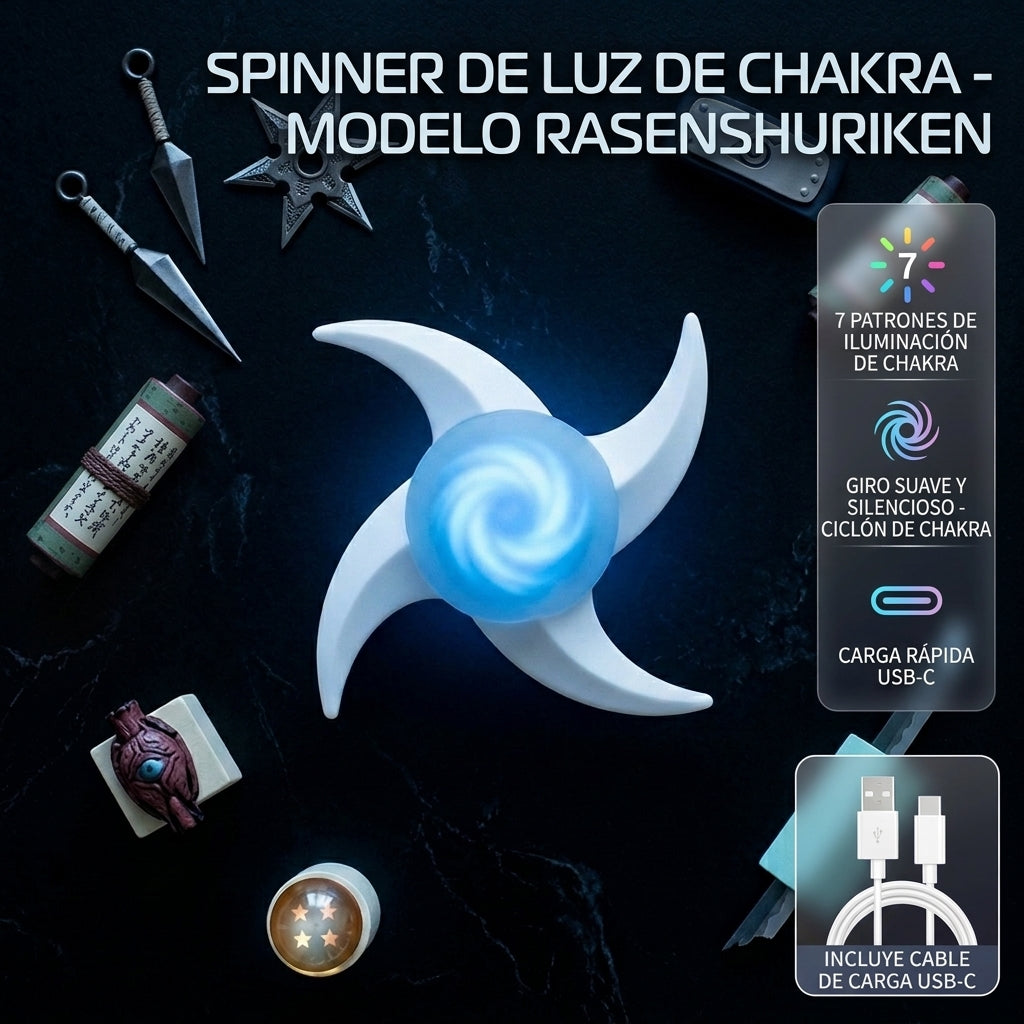 Kaze no Tama | Shuriken Espiral LED